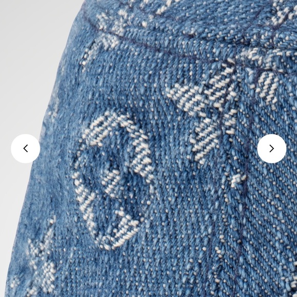 Louis Vuitton Reversible denim monogram bucket hat Authentic - Picture 4 of 12